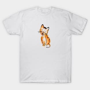 kitty yawn T-Shirt